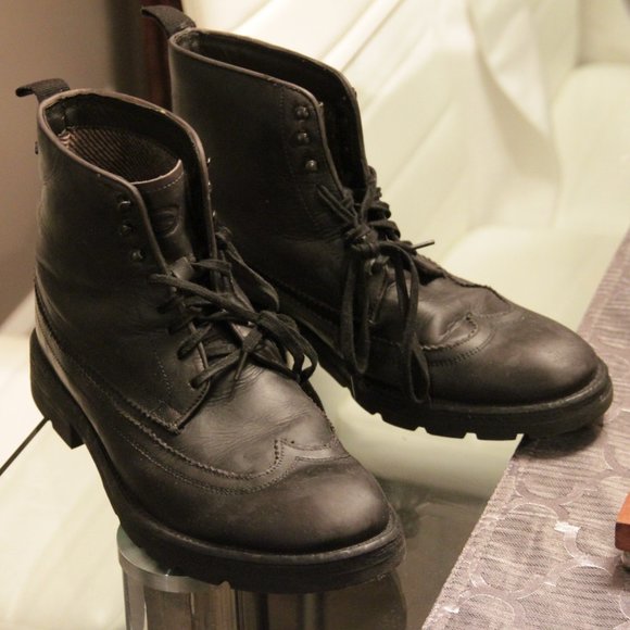 Base London charcoal leather boots "Valiant" eu42 - Picture 6 of 6